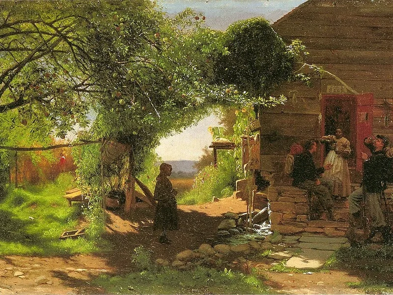 1824-Eastman Johnson - Soldati dell'Unione che accettano da bere